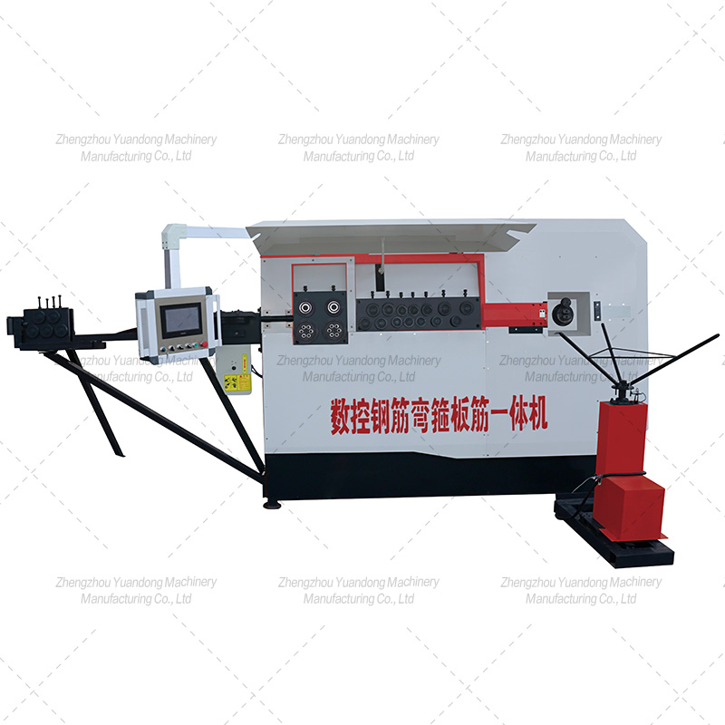 RM-12B type steel bar straightening and bending hoop all-in-one machine