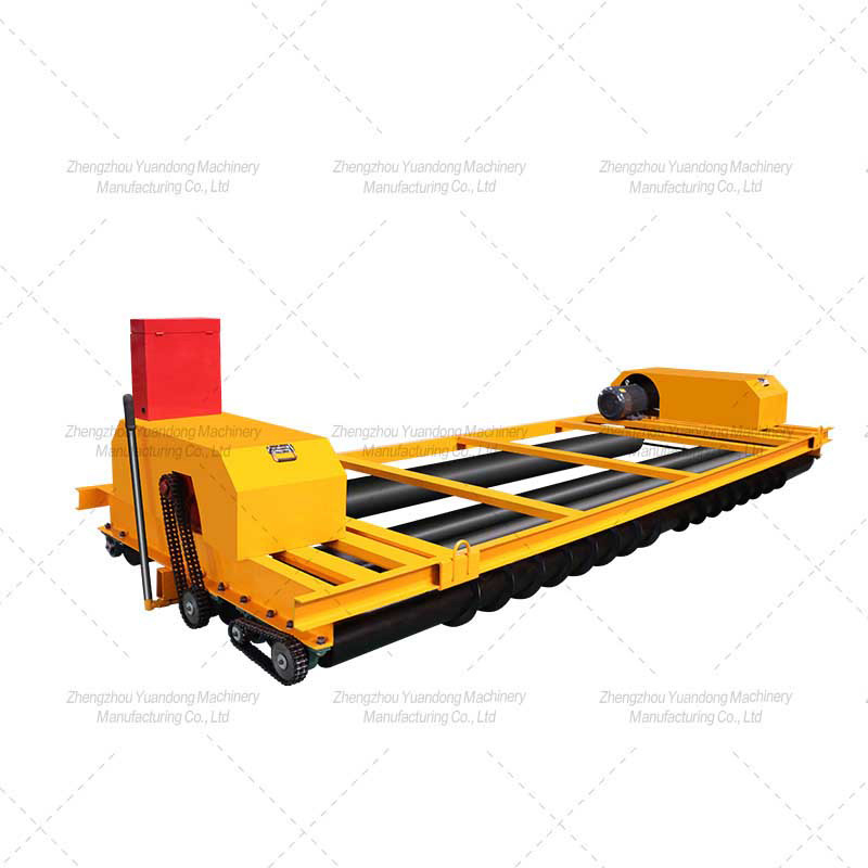 Four-roller large single-layer concrete paver