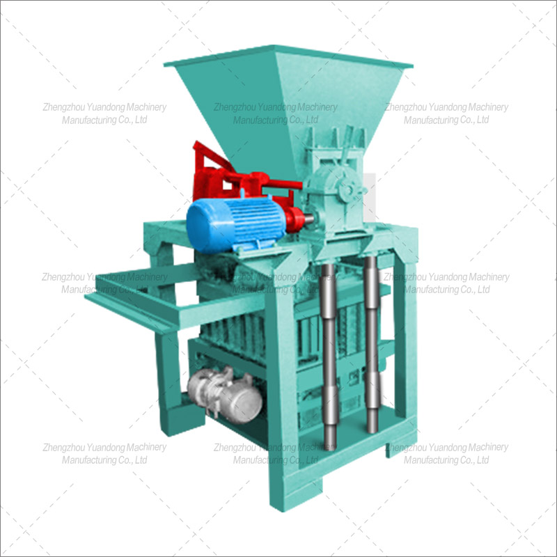 4-35B Small Hollow Brick Machine with Hopper(图2)