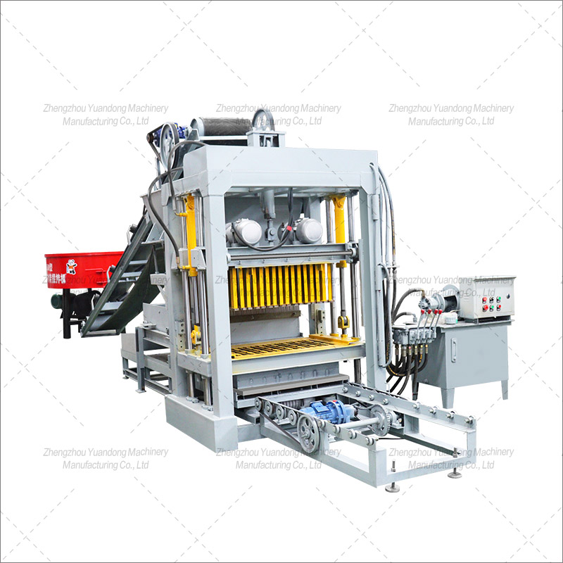 4-30 hydraulic brick machine (including plate feeding machine, plate discharging machine, cloth truc(图1)