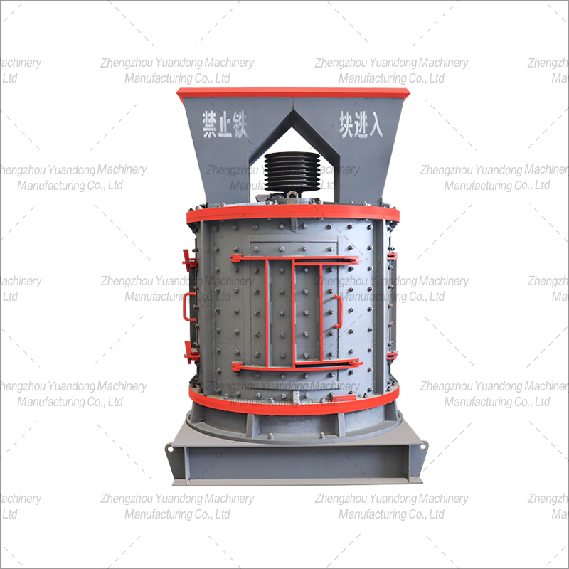 Vertical axis control sand machine