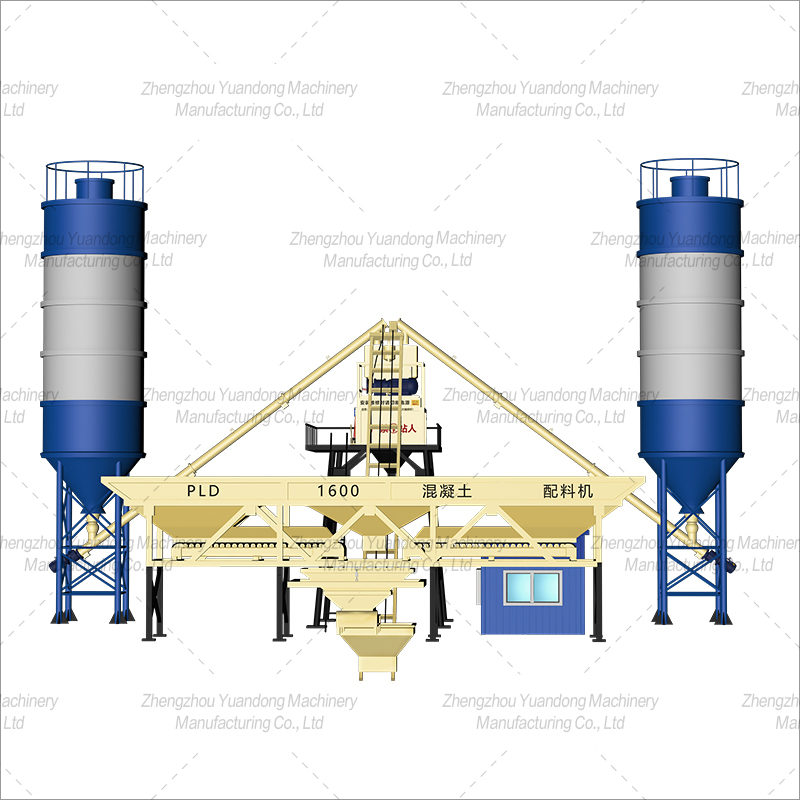 HZS50 (1000+3 silos) concrete mixing plant(图4)