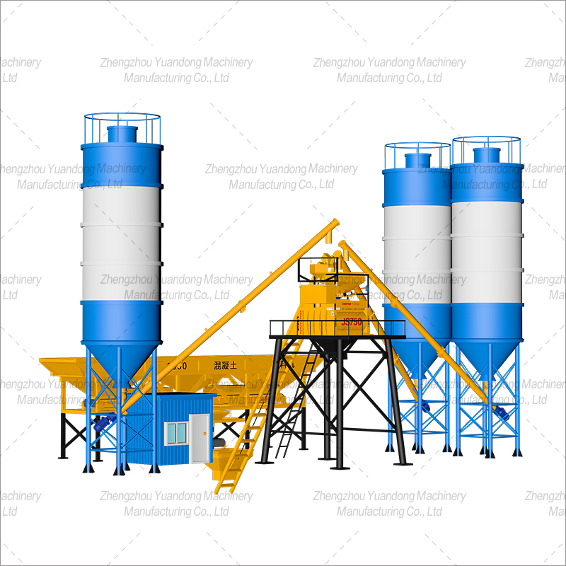 HZS35 (750+3 warehouse) concrete mixing plant(图2)