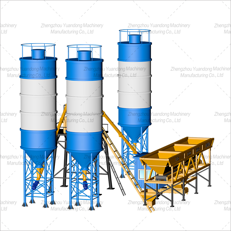 HZS35 (750+3 warehouse) concrete mixing plant(图5)