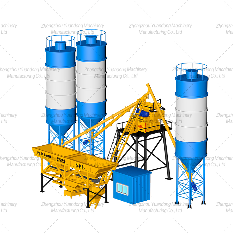 HZS35 (750+2 silos) concrete mixing plant(图4)