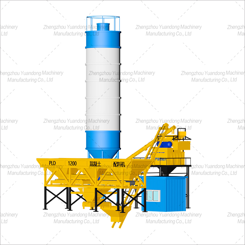 HZS25 (500+3 warehouse) concrete mixing plant(图4)