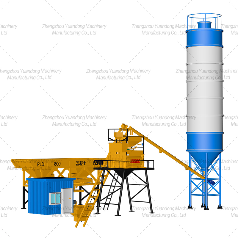 HZS25 (500+2 silos) concrete mixing plant(图4)