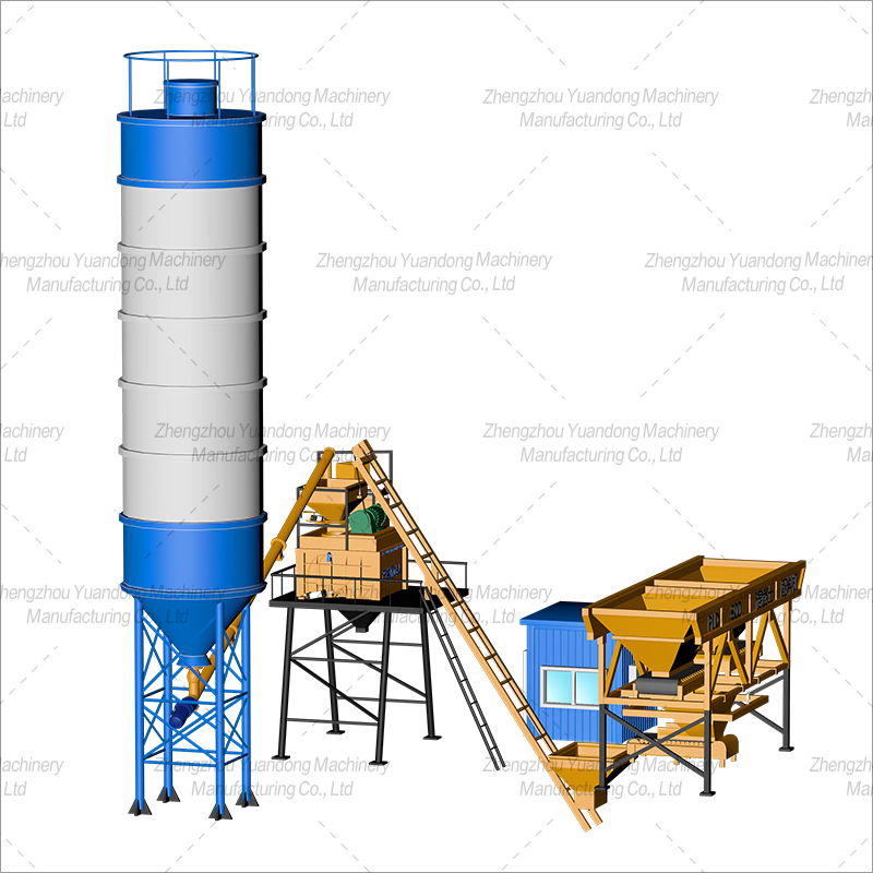 HZS25 (500+2 silos) concrete mixing plant(图5)