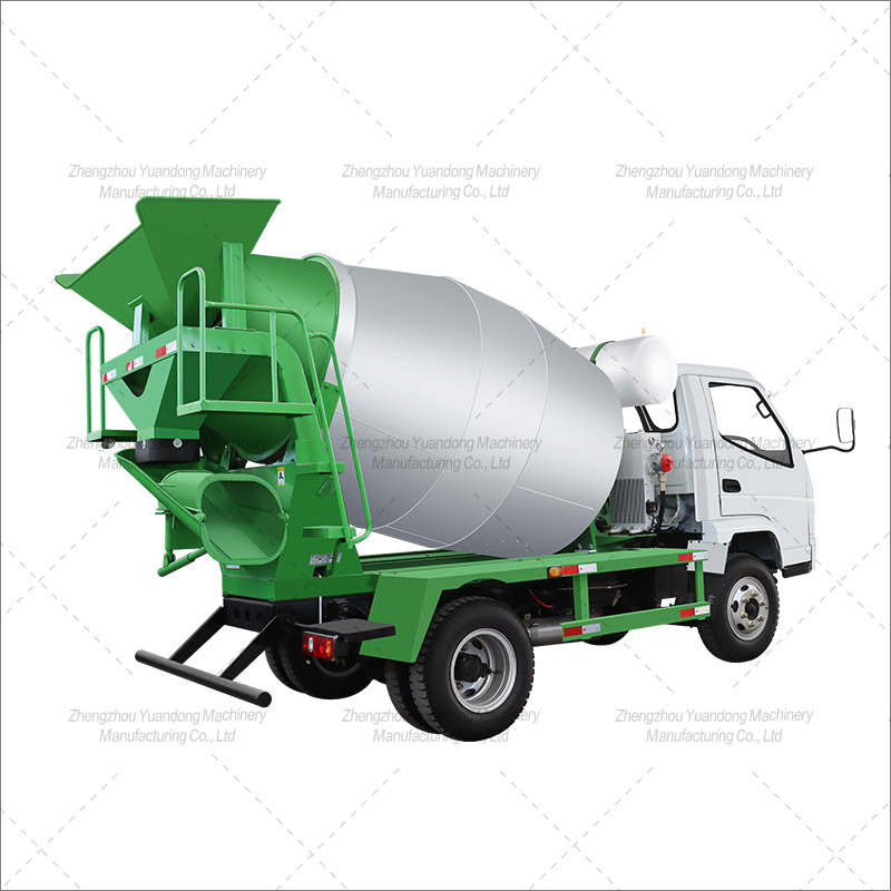 3 square light truck concrete mixing tank truck(图2)