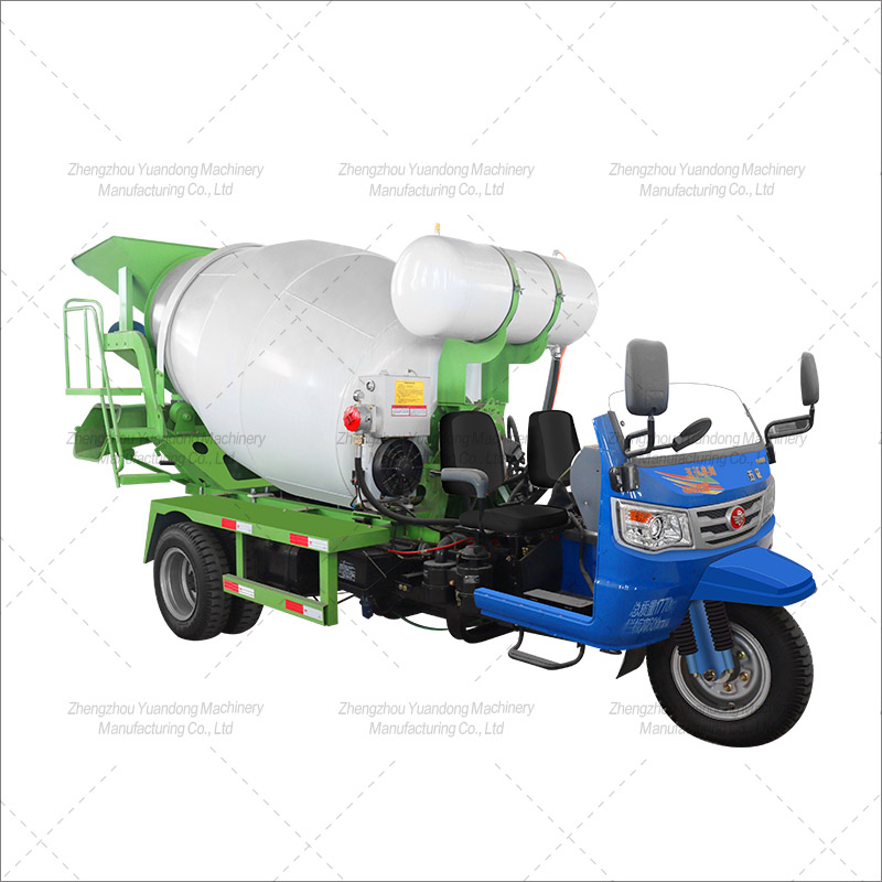 2.5 square five wheel concrete mixing tank truck(图1)