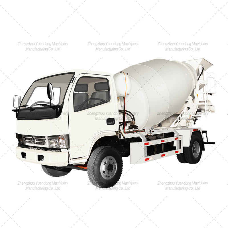 5 square concrete mixing tank truck