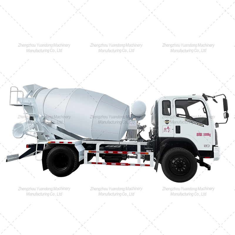 8 square concrete mixing tank truck