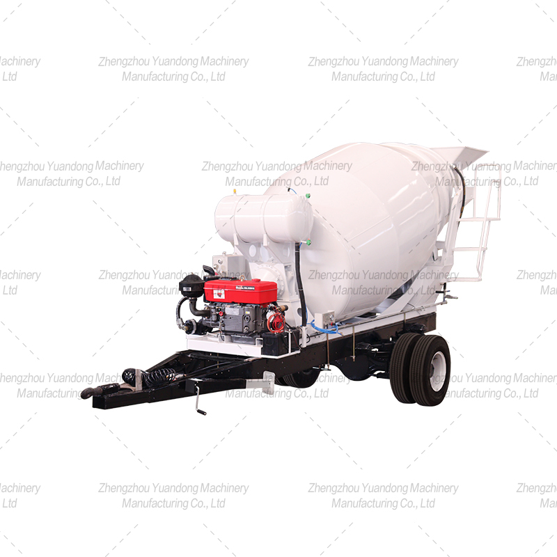 Trailer  concrete mixing tank