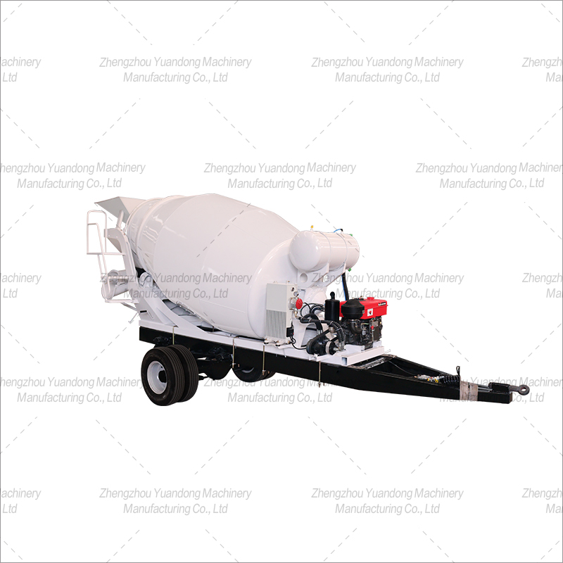 Trailer  concrete mixing tank(图1)