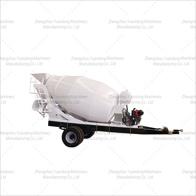 Trailer  concrete mixing tank(图2)