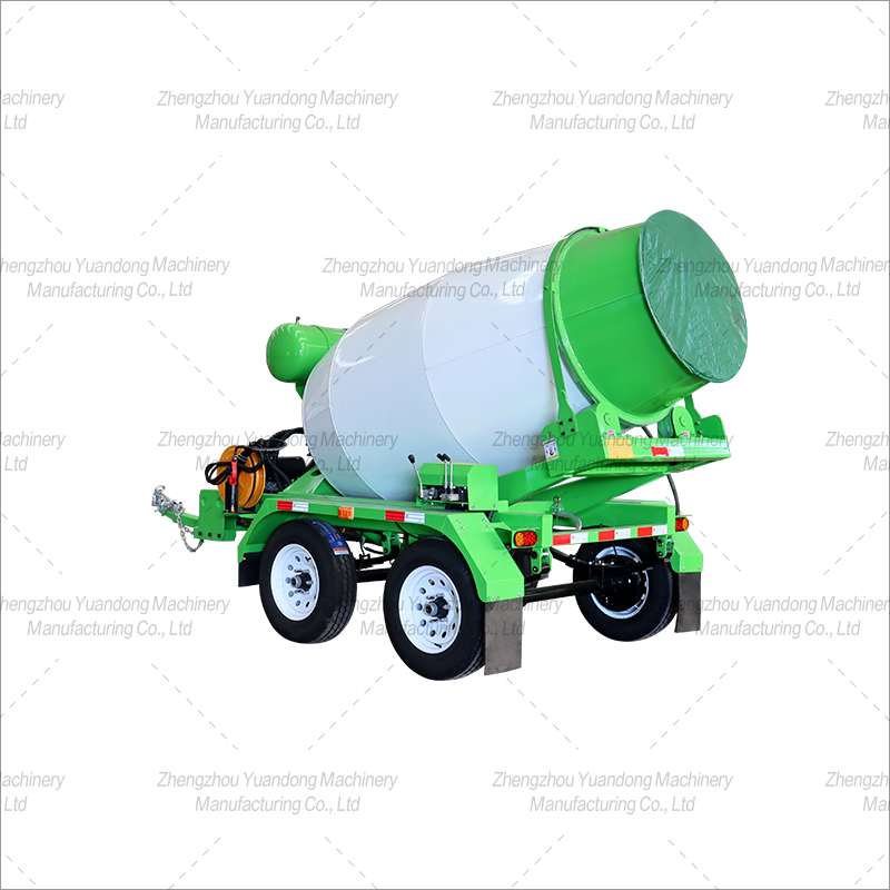 Double axis concrete mixing trailer(图4)