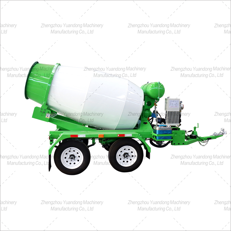 Double axis concrete mixing trailer(图6)