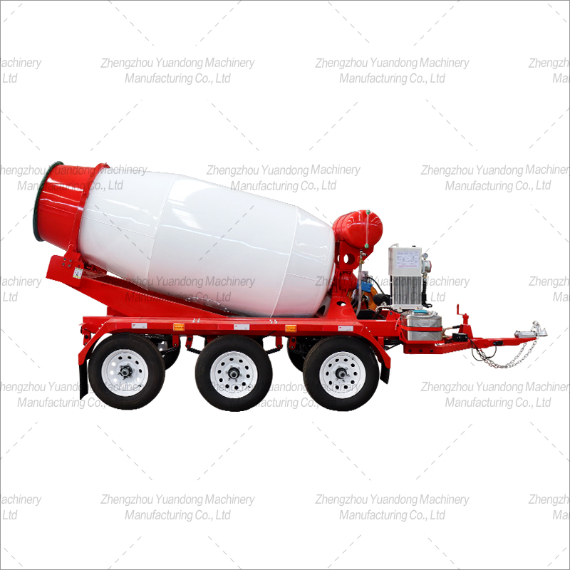 2m³ Three axle concrete mixing trailer(图5)