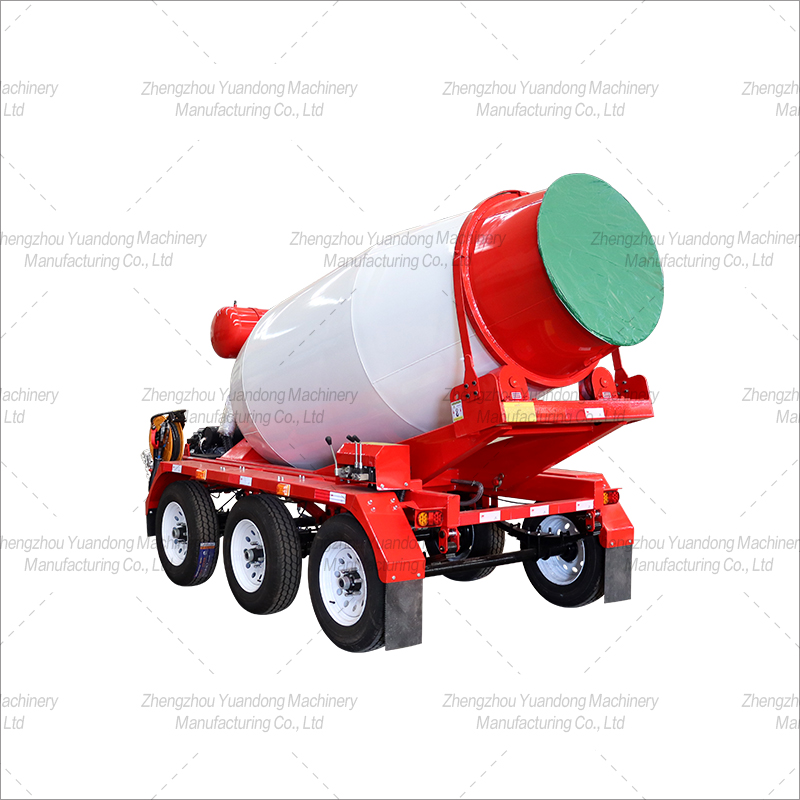 2m³ Three axle concrete mixing trailer(图4)