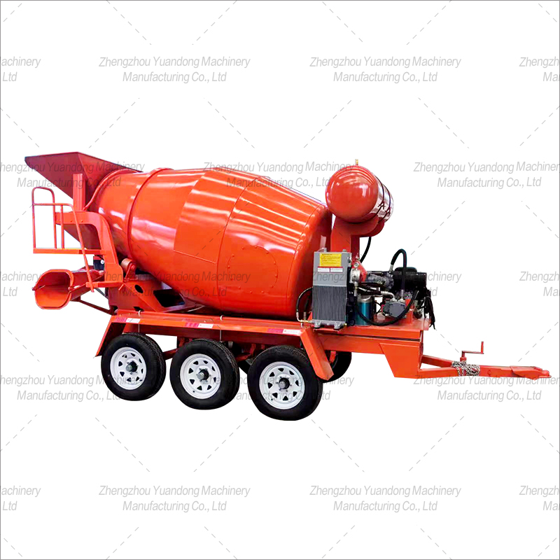 Trailer concrete mixing tank(图2)