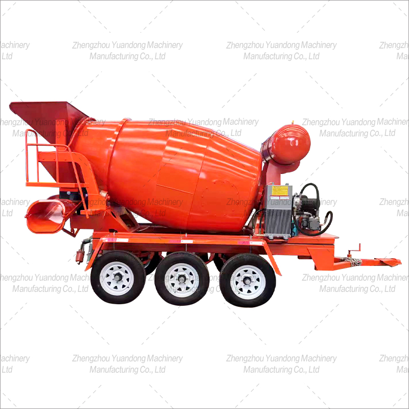 Trailer concrete mixing tank(图3)