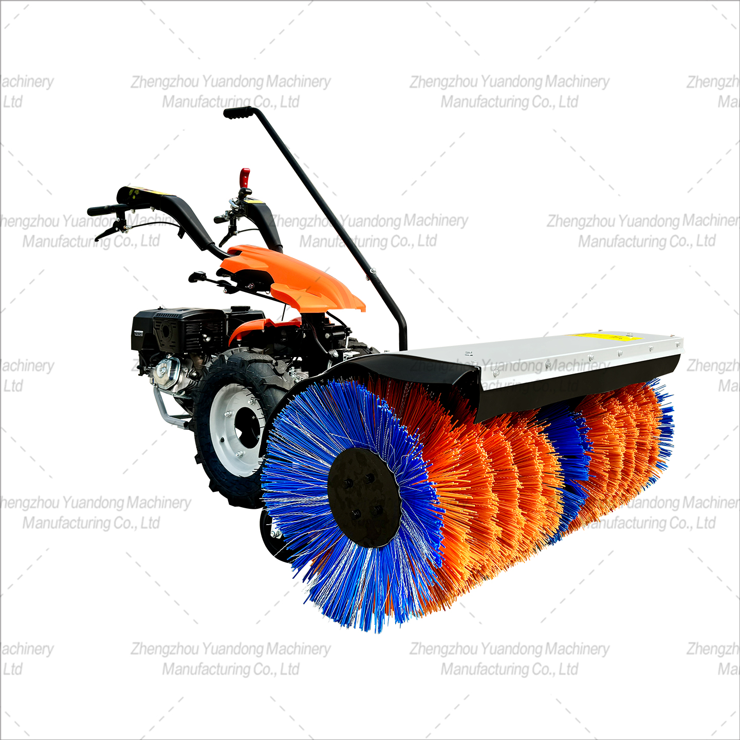 Fully geared manual snow sweeper(图1)