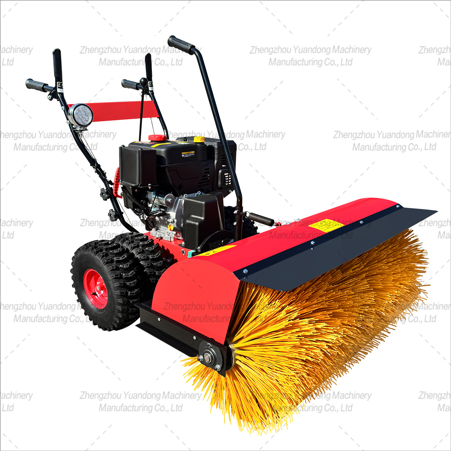 15 horsepower two wheel manual snow sweeper(图1)