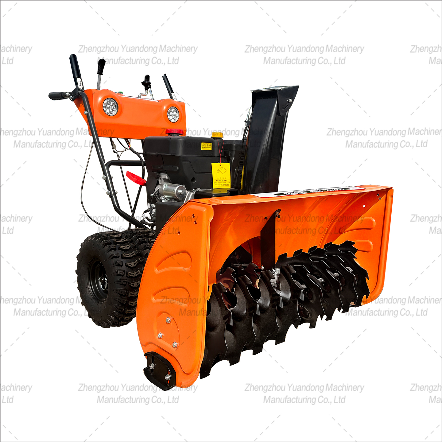 1000 Double wheel manual snow thrower(图1)