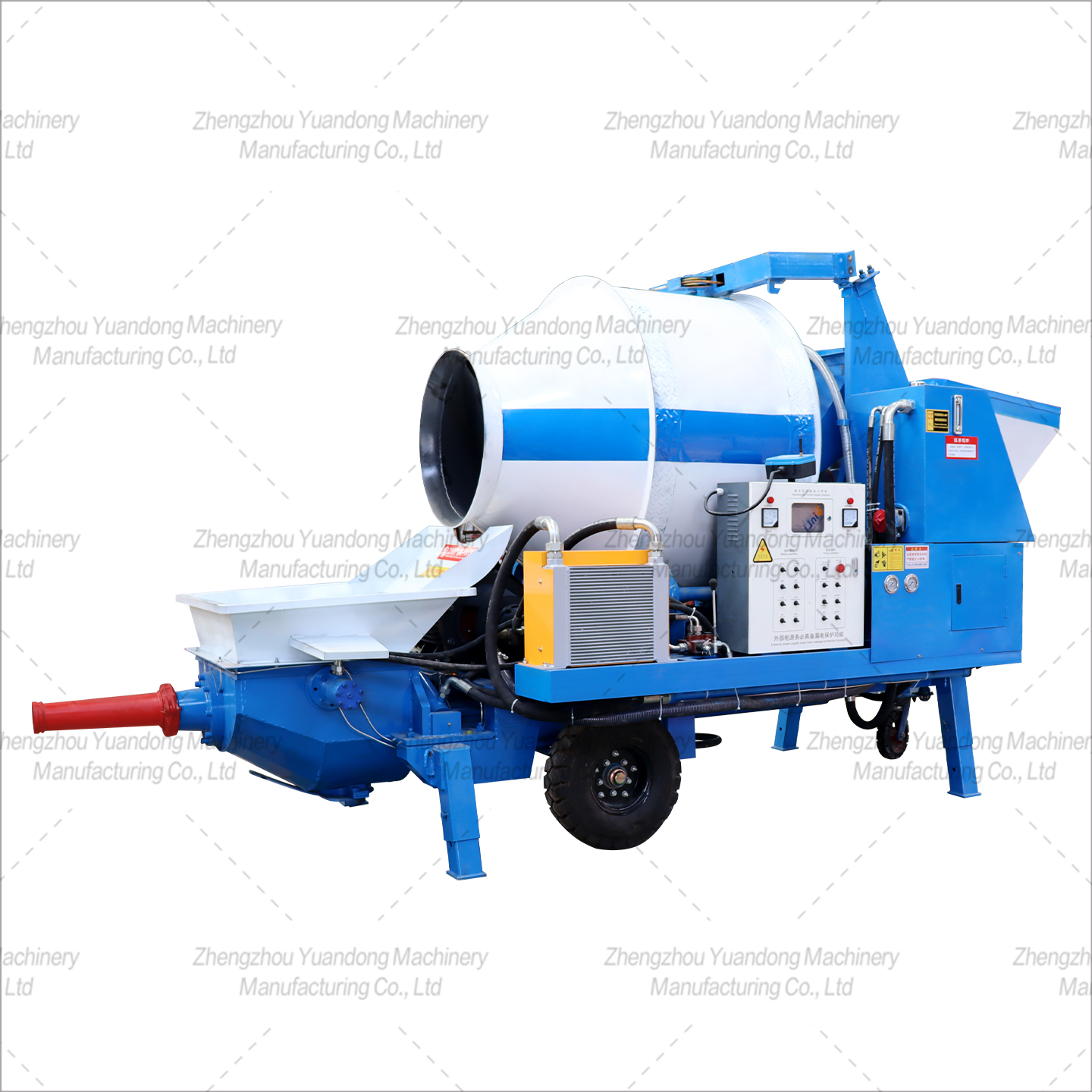 Concrete mixing and conveying integrated machine(图1)