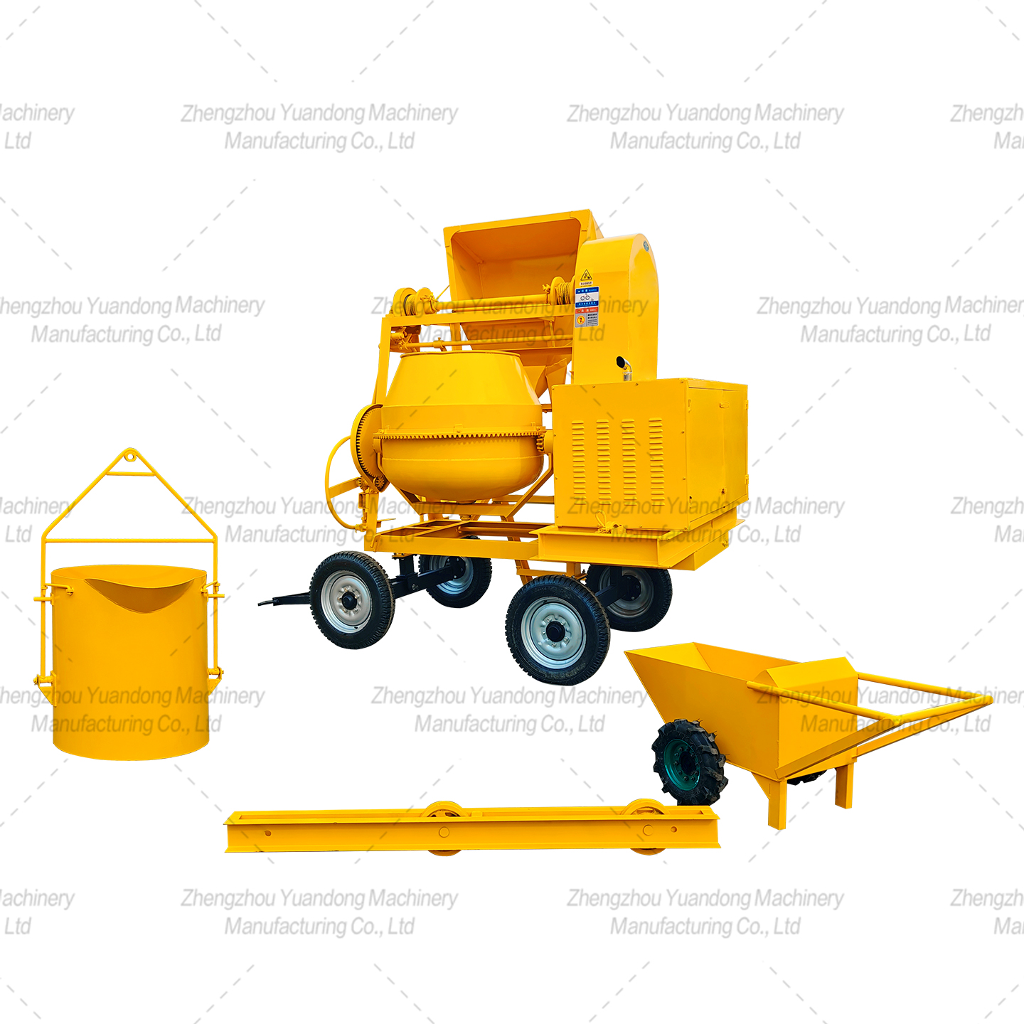 Install a hopper vertical mixer