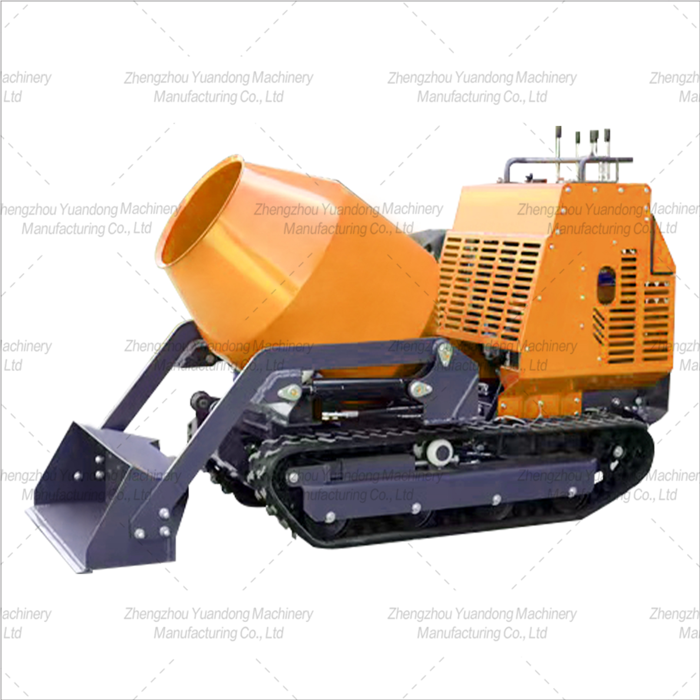 Hydraulic crawler mixer truck(图3)