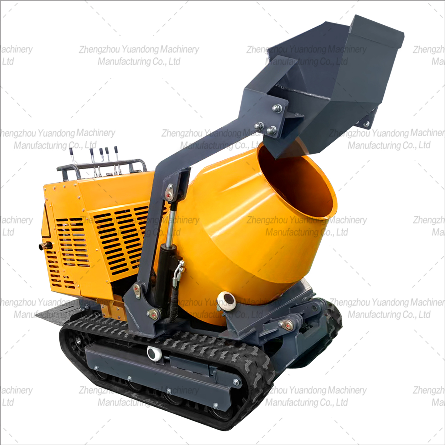 Hydraulic crawler mixer truck(图2)